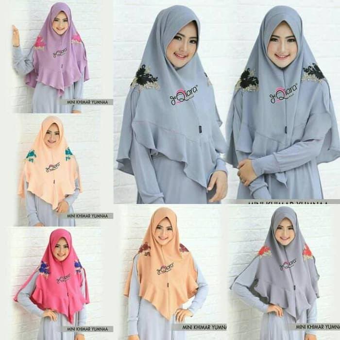 Mini khimar yumnaa by dqiara pusat grosir jilbab instan pesta murah / DZA Laris Fashion