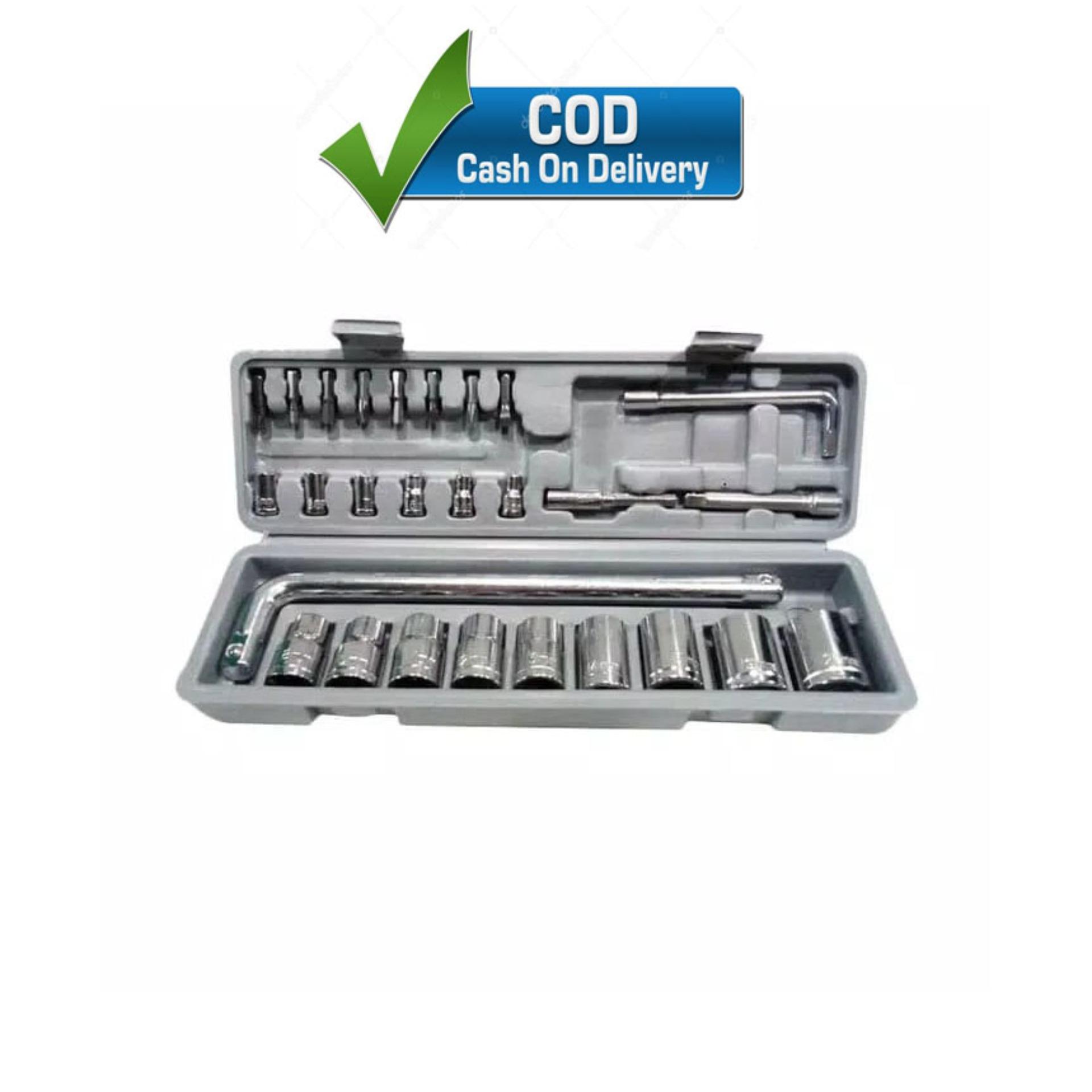 Kunci Sock / Kunci Socket / Kunci Shock / Kunci Sok Wrench 27 pcs Kenmaster Toolkit