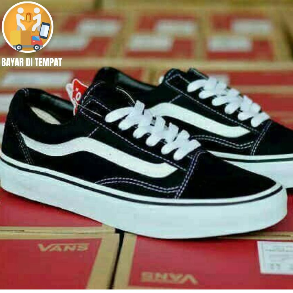 Harga Sepatu Original Vans 2019 Old Skool low-top CLASSICS Unisex @GROSIR_sepatumurah sneakers classic Skateboarding Shoes COD+BOK