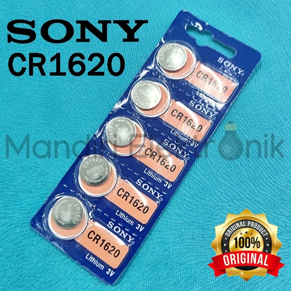 Baterai Sony CR1620 CR 1620 Original - Battery Batre Kancing CR 1620 3V ...