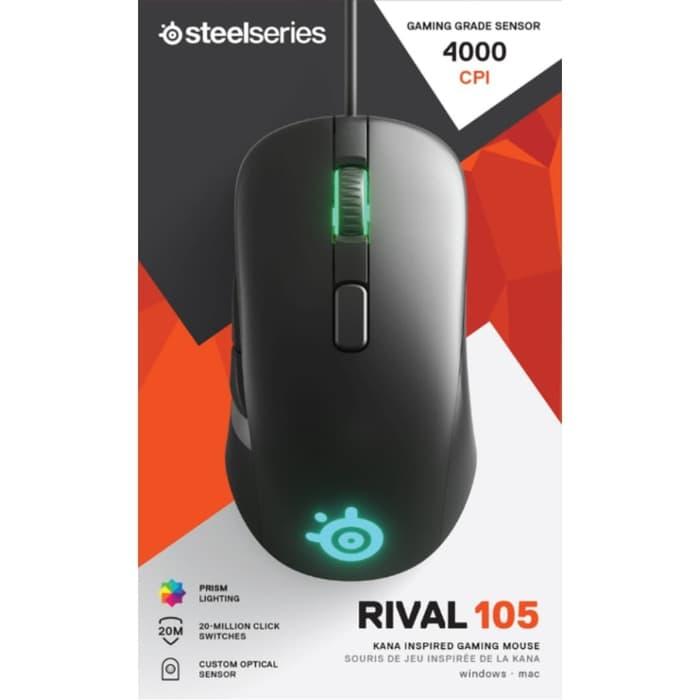 SteelSeries Rival 105 RGB Gaming Mouse 