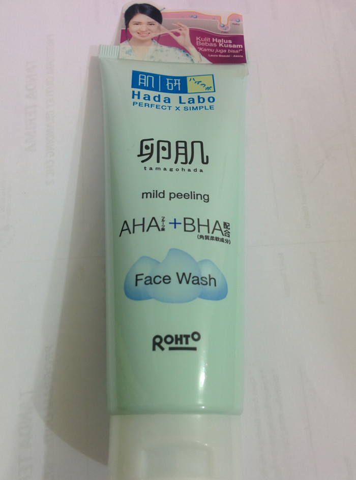 manfaat hada labo tamagohada mild peeling face wash