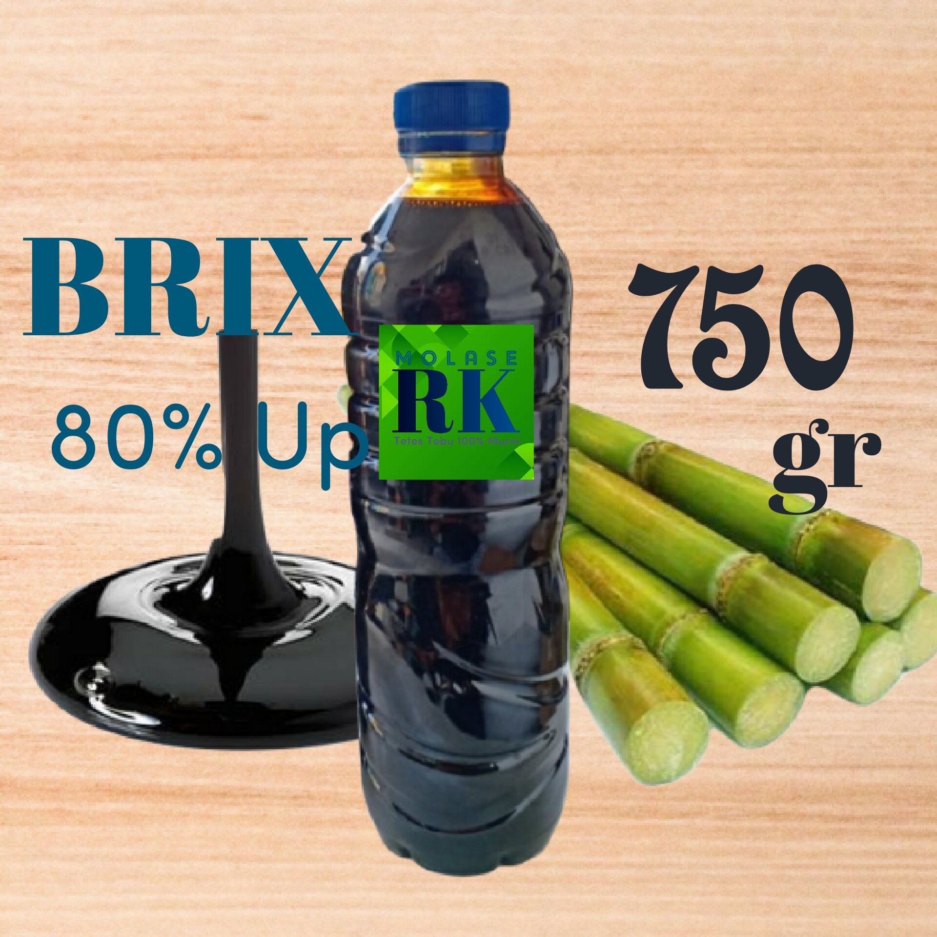 [PROMO COD] MOLASE 750 Gr / MOLASE TETES TEBU MURNI / MOLASSES PAKAN