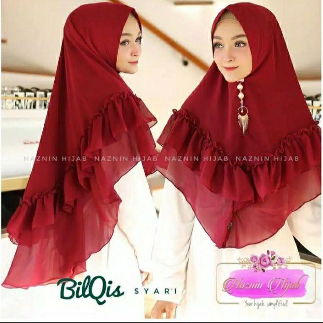 Jilbab Khimar Bilqis HijabDaily HijabCantik KerudungSyari KerudungCantik