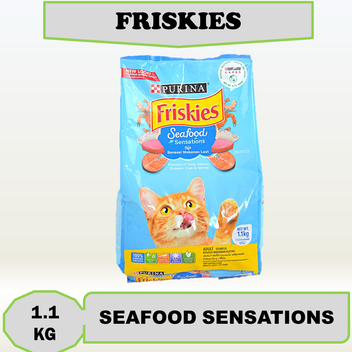 Makanan Kucing Friskies Seafood Sensations Kg Fresh pack