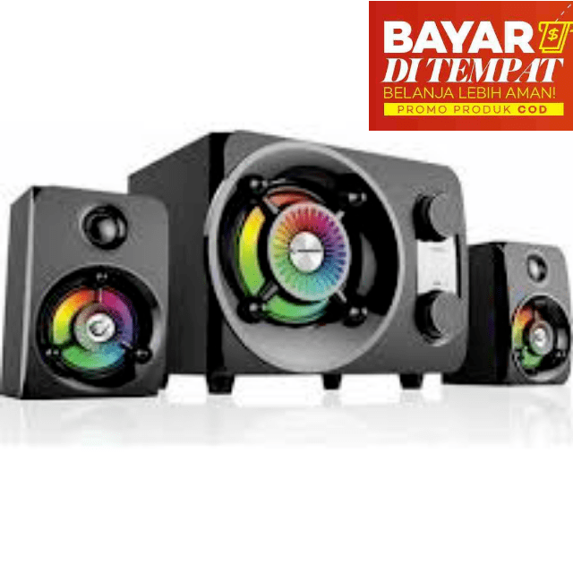 Speaker Bluetooth NUBWO NSBF01 Subwoofer 7 Colors Pulsating LED