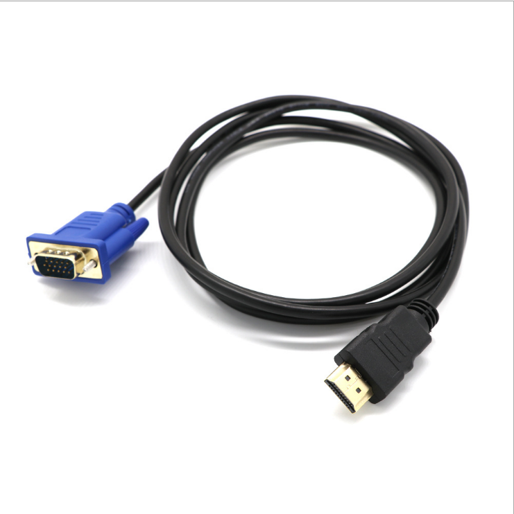 Kabel HDMI To VGA Display Tanpa Audio Untuk Penghubung CPU ke Monitor