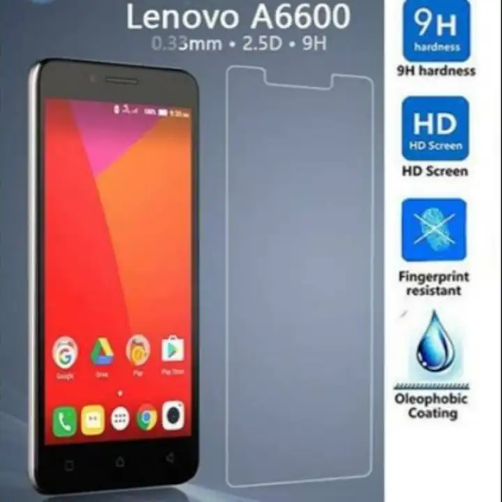 Lenovo A6600 A6600 Plus Tempered Glass Pelindung Layar Kaca Bening Lazada Indonesia