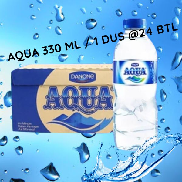Aqua Air Mineral 330 Ml 24 Pcs Lazada Indonesia 9443