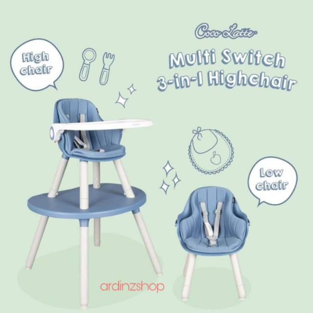 cocolatte high chair 3 in 1