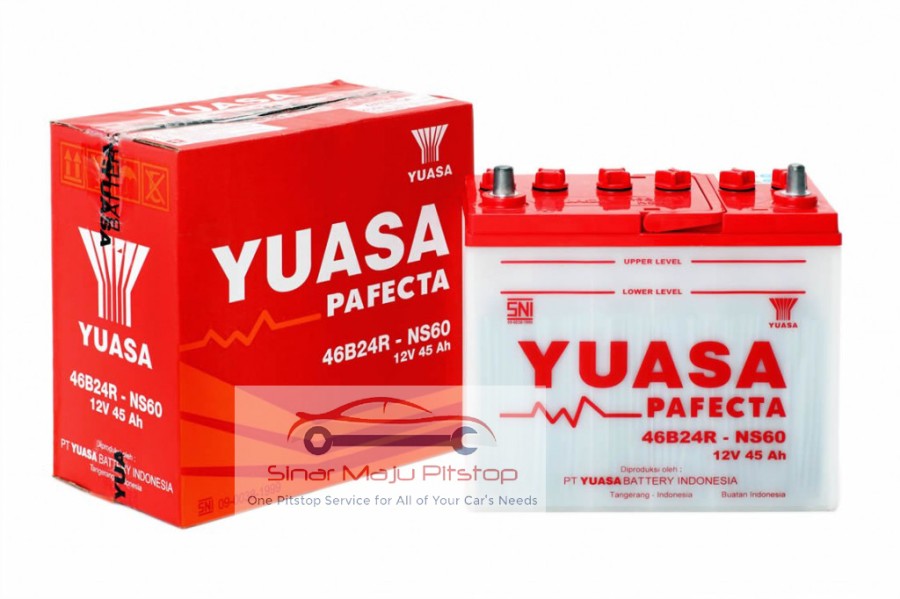 Aki Mobil Yuasa 46B40R ORIGINAL - NS60 - Accu Basah SUZUKI APV & APV