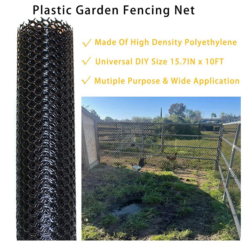 Plastic Chicken Wire Fence Mesh,Fencing Wire for Gardening, Poultry  Fencing, Chicken Wire Frame for Floral Netting