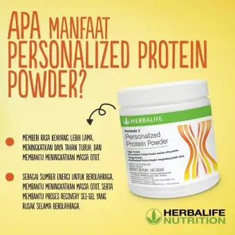 HERBALIFE F3 - PPP (Personalized Protein Powder) | Lazada Indonesia