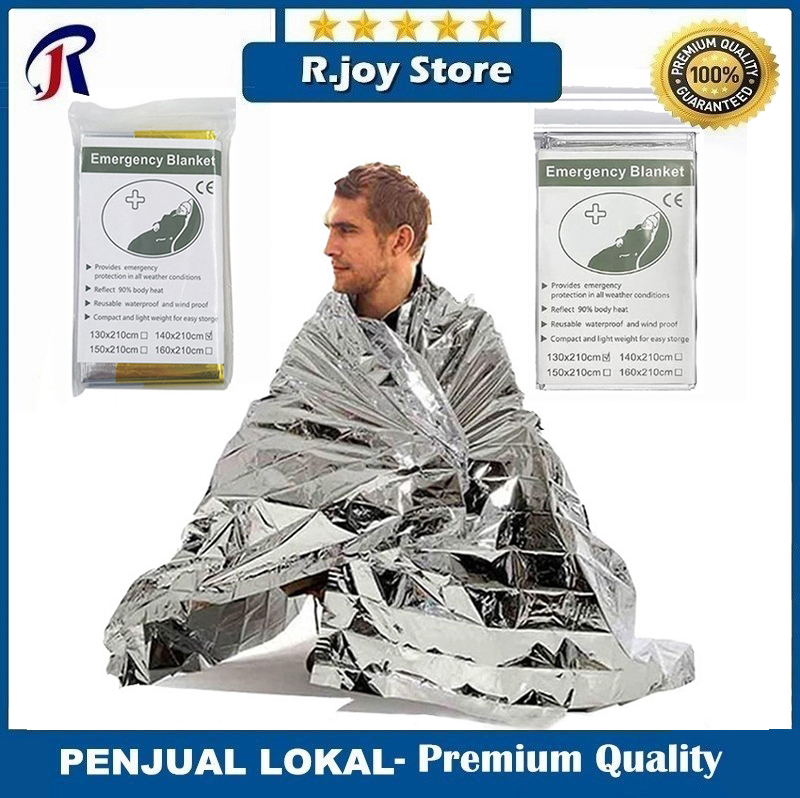 Selimut Darurat Emergency Blanket Thermal SL03001 Lazada Indonesia