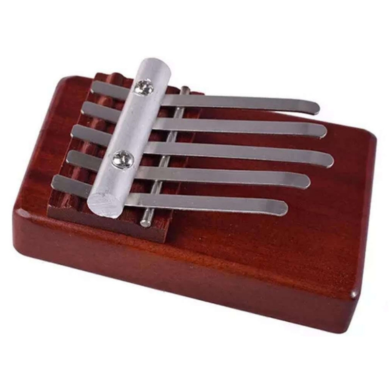 5-Key Kalimba Mbira Children Mini Guitar Thumb Piano Traditional Musical Instrument Perfect Gift for Kids
