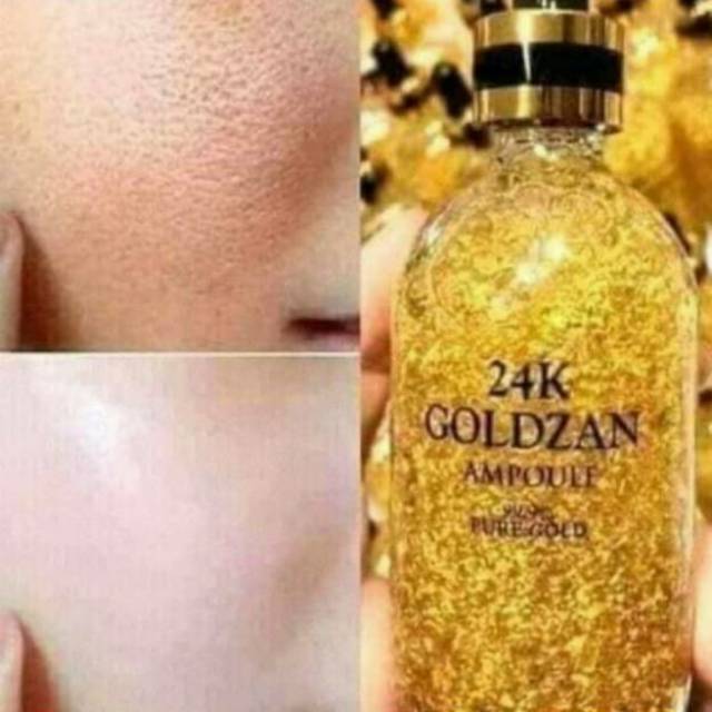 Serum 24k Goldzan Ampoule 99 9 Pure Gold Made In Korea 100ml Bisa Cod Lazada Indonesia