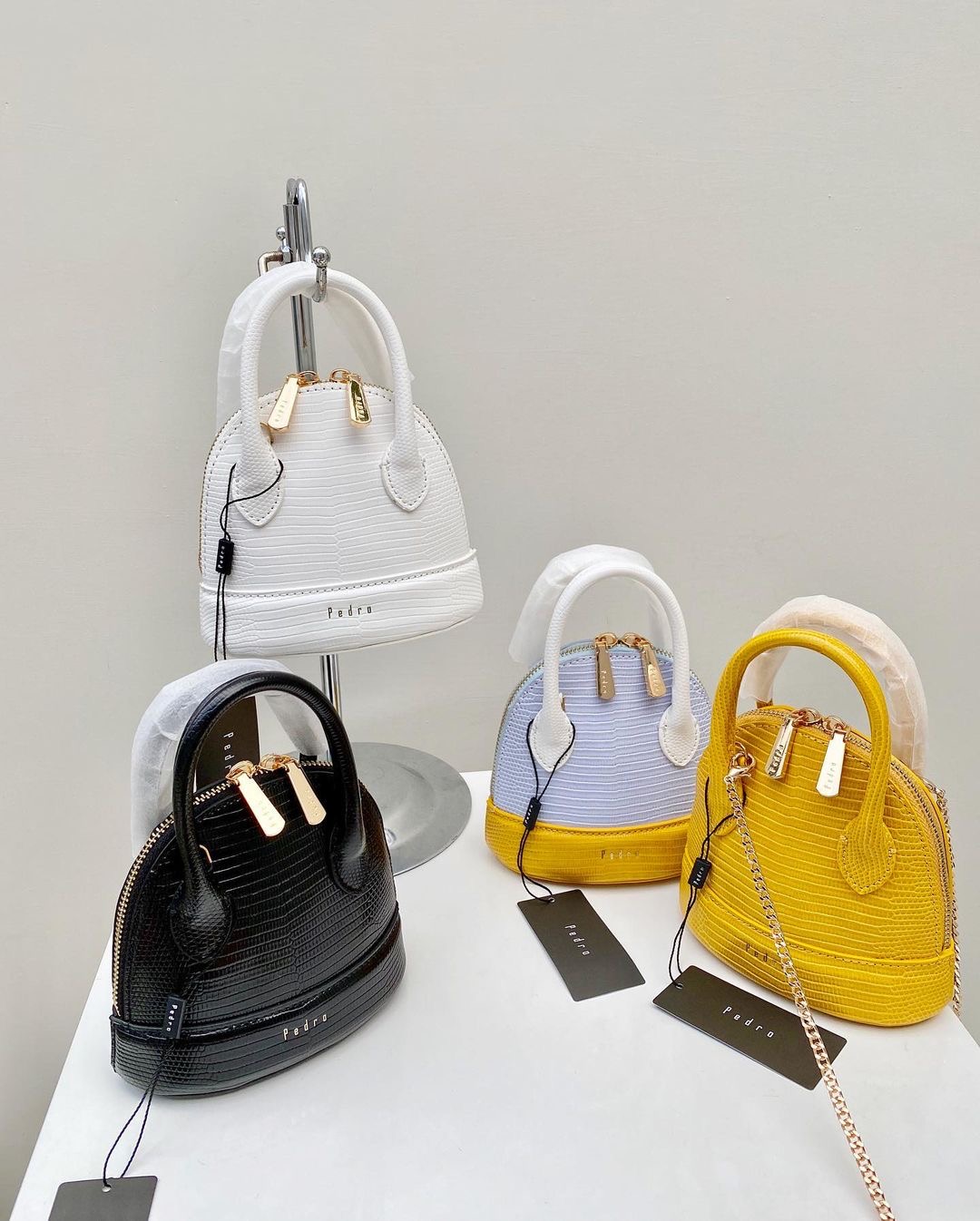 Pedro Mini Lizardeffect Top Handle Bag Lazada Indonesia