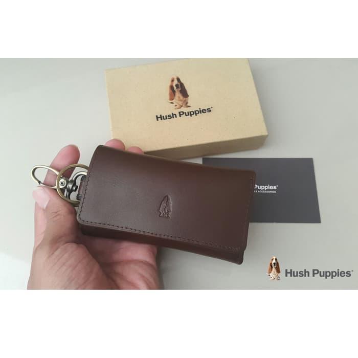 Dompet STNK Gantungan Kunci Mobil / Motor Hush Puppies 100% Kulit