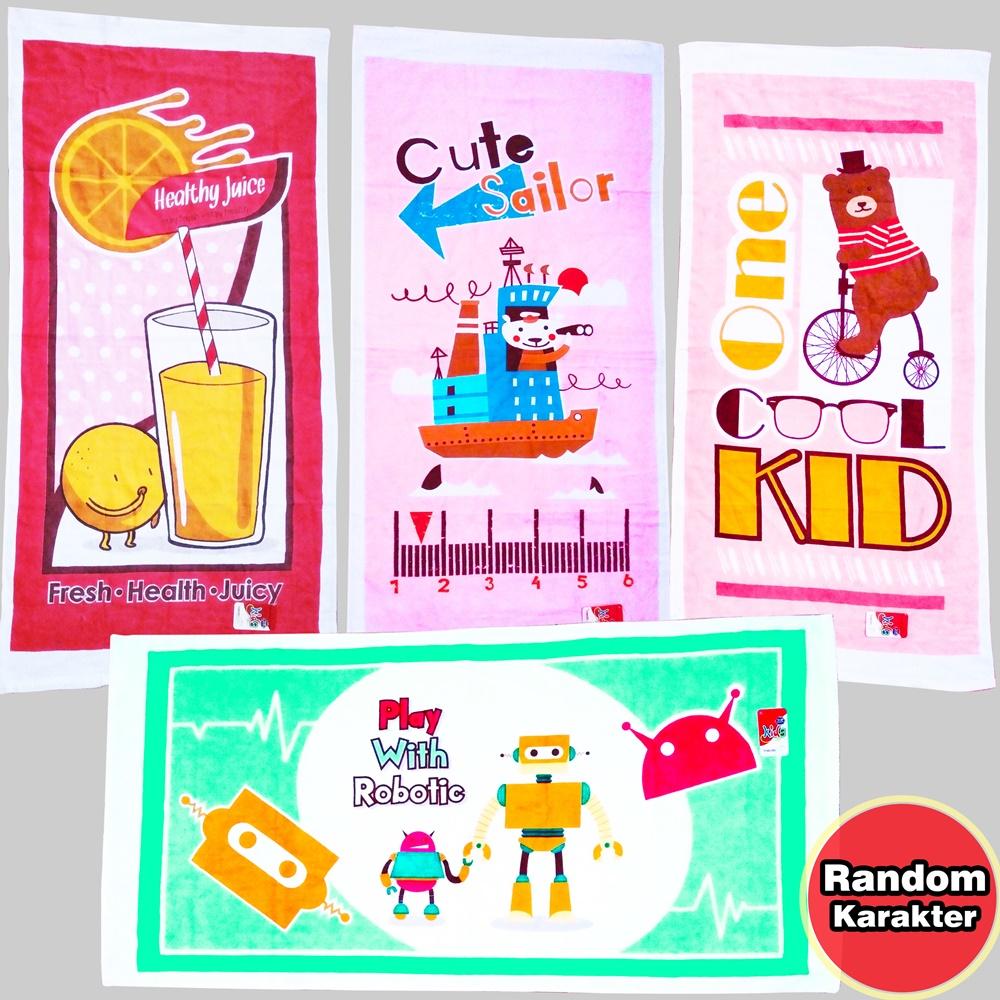 Handuk Mandi Merah Putih MP kids Anak ukuran 60 x 120 cm Random Colour / Handuk Mandi Tebal / Handuk Suvenir / Handuk MP Kids
