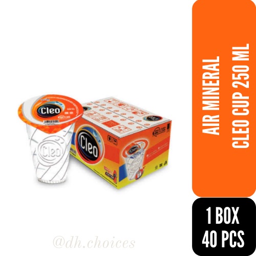CLEO GELAS 250 ML 1 BOX 40 PCS | Lazada Indonesia