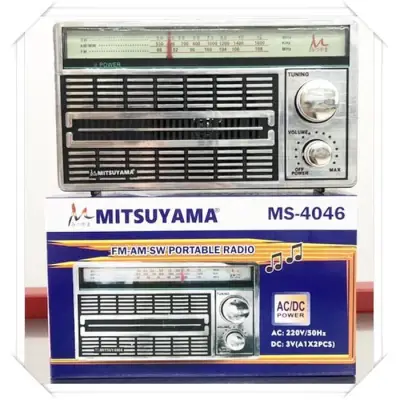 Radio Internasional Mitsuyama MS-4046/ Radio portable AM FM radio jadul