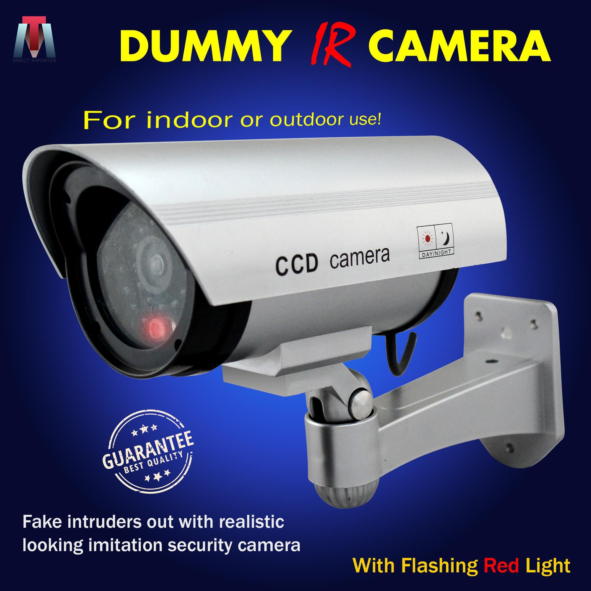 Replika CCTV Dummy IR LED Fake Security Camera Anti Maling / CCTV Palsu Mirip Asli Kamera