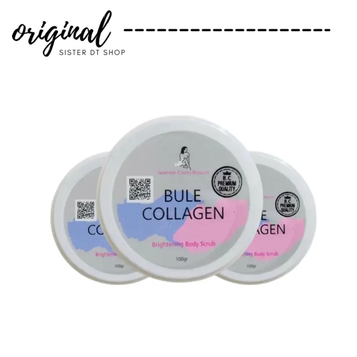 blue collagen body scrub