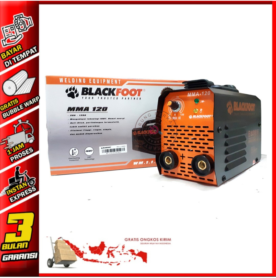 Promo Murah Blackfoot Mesin Trafolas Murah 350 Watt Igbt Mma120a Mesin