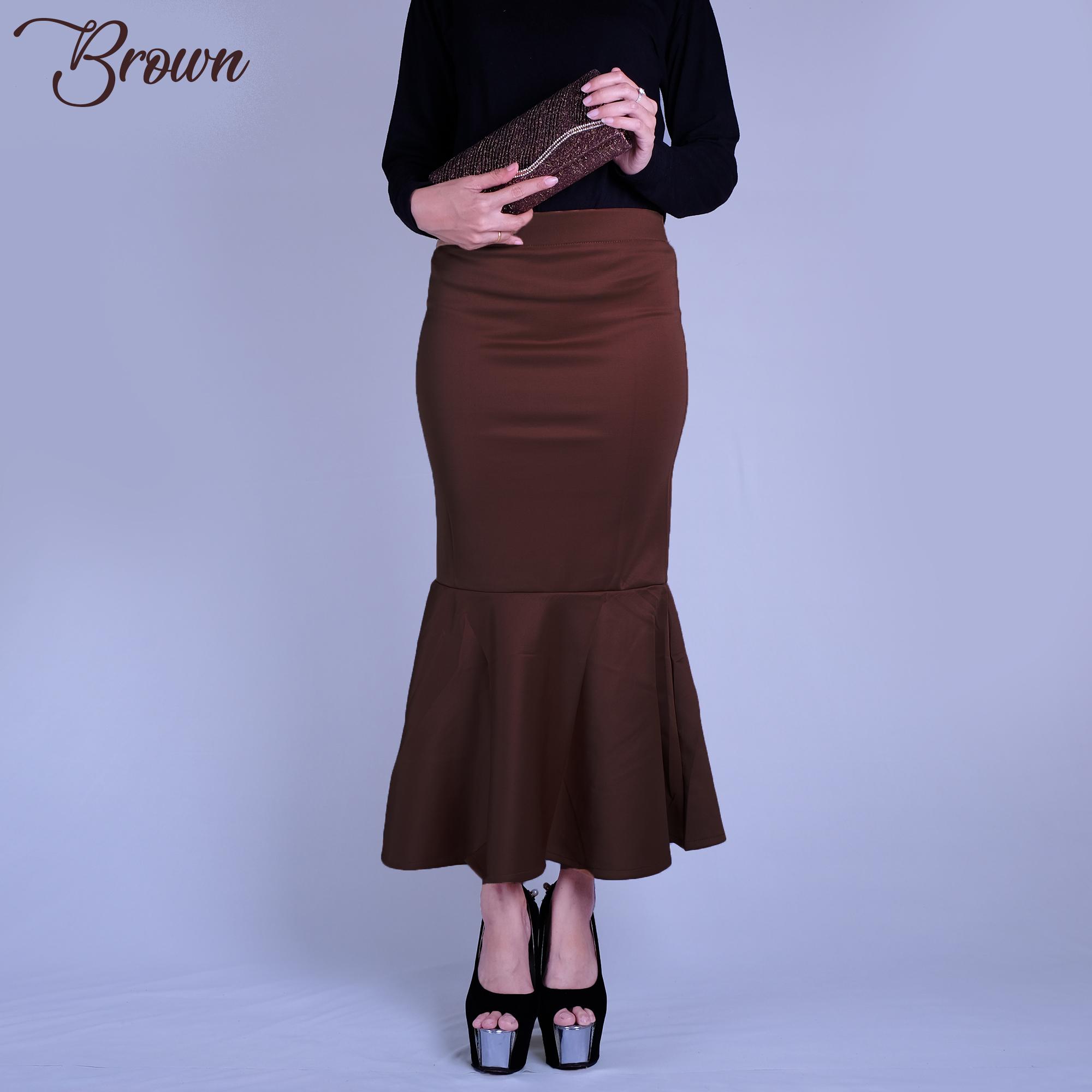 HaymeeStore 036 Rok Mermaid Duyung Bawahan Muslim Premium Duyung Formal Look Skirt Scuba