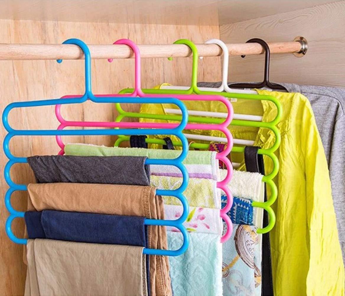 1 pcs Hanger Gantungan pakaian 5 tingkat 5 in 1 import / gantungan multifungsi / gantungan jilbab / Hanger Hijab / HANGER baju 5 layer