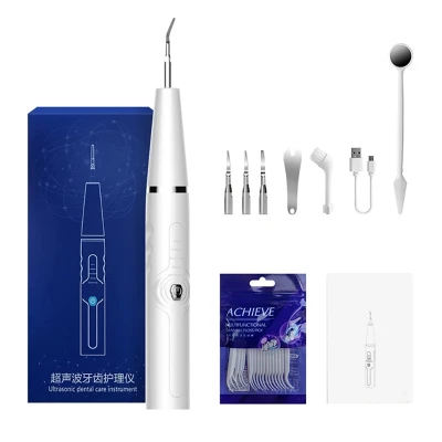 Electric Portable Ultrasonic Dental Scaler Tooth Calculus Remover Tooth Stain Tartar Cleaner Whiten Teeth Oral Care Tool
