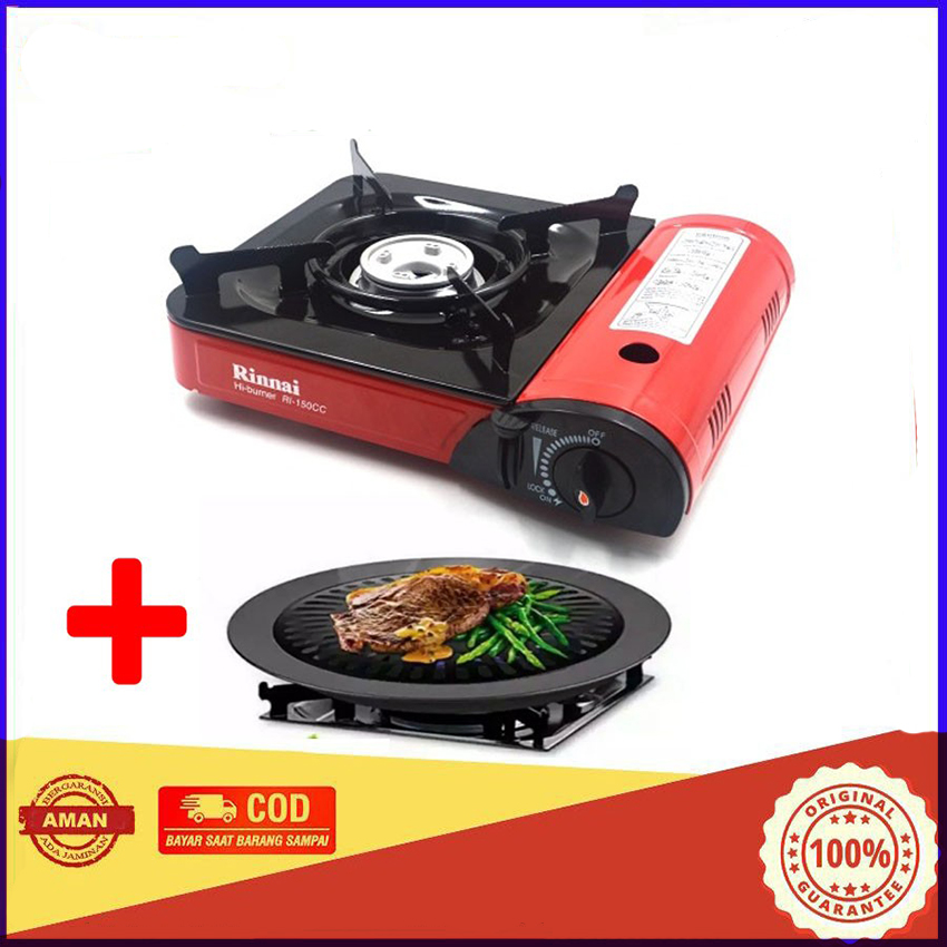 Kompor Gas Portable Rinnai 1 Tungku RI-150CC - Kompor Camping travel |  Lazada Indonesia