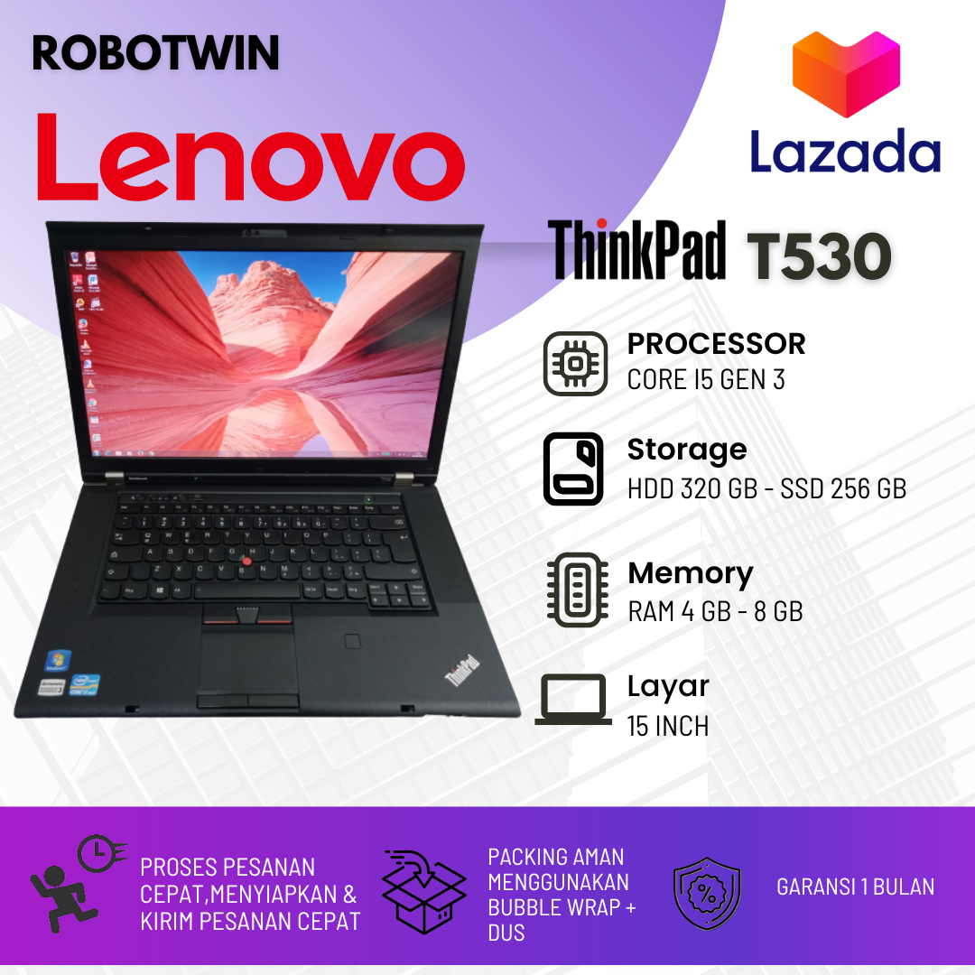 Laptop Second Termurah Lenovo ThinkPad | Lazada Indonesia