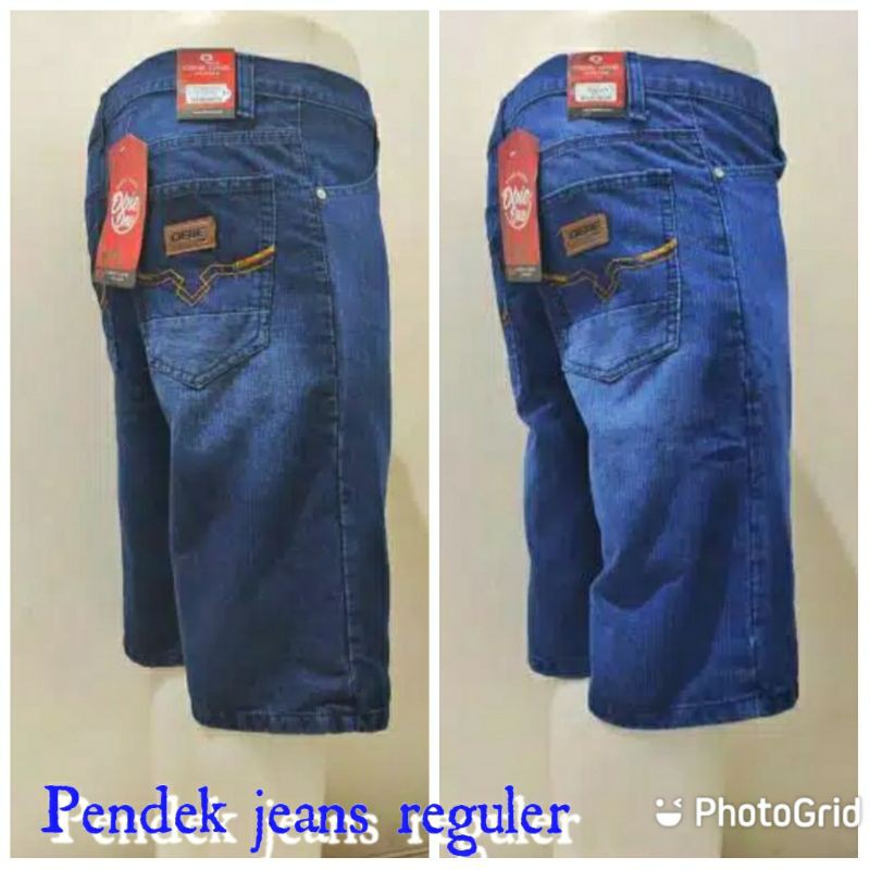 Celana Jeans Pendek Pria Dibawah Lutut Celana Pendek Jeans Standar Pria