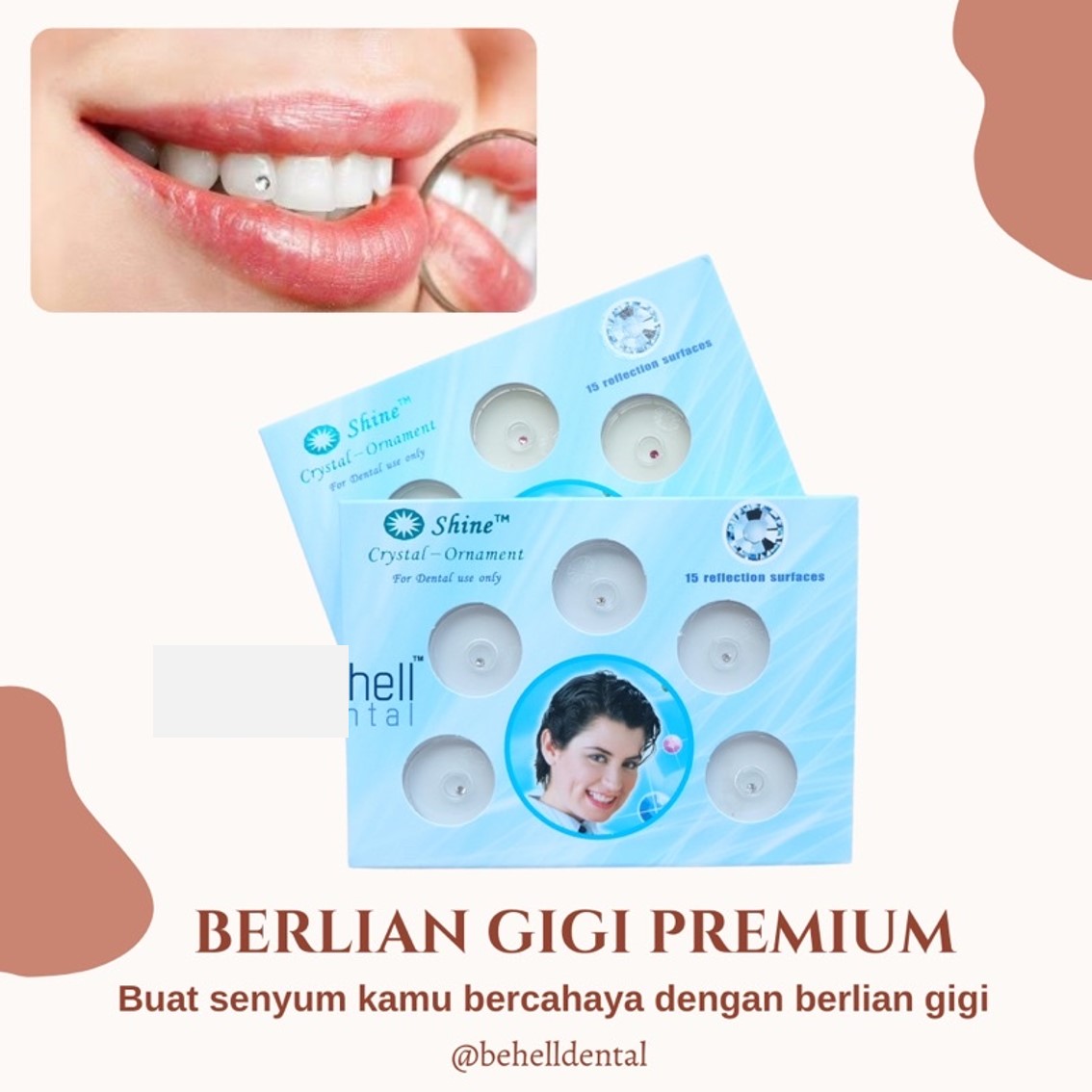 Paiman Shop / Berlian Gigi Atau Diamond Gigi Motif Kualitas Original