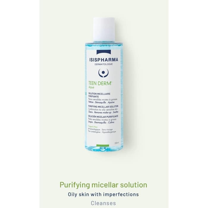 Best Seller Isis Pharma Teen Derm Aqua Micellar Water 200 Ml Lazada Indonesia