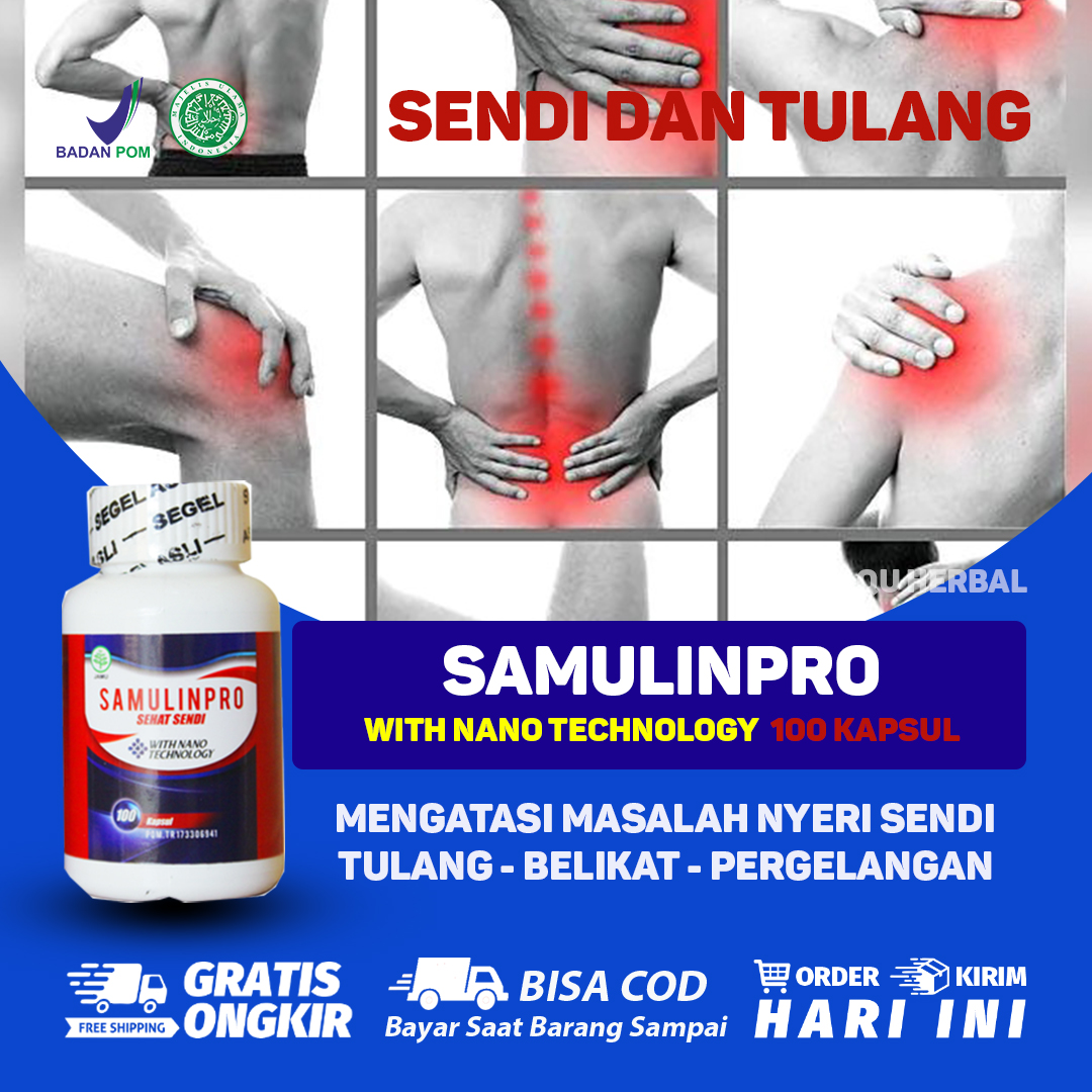 Obat Sakit Tulang Rusuk Sakit Tulang Rahang Tulang Retak Bawah Payudara Kiri Dan Kanan Sakit Saat Batuk Samulinrpo Isi 100 Kapsul Lazada Indonesia