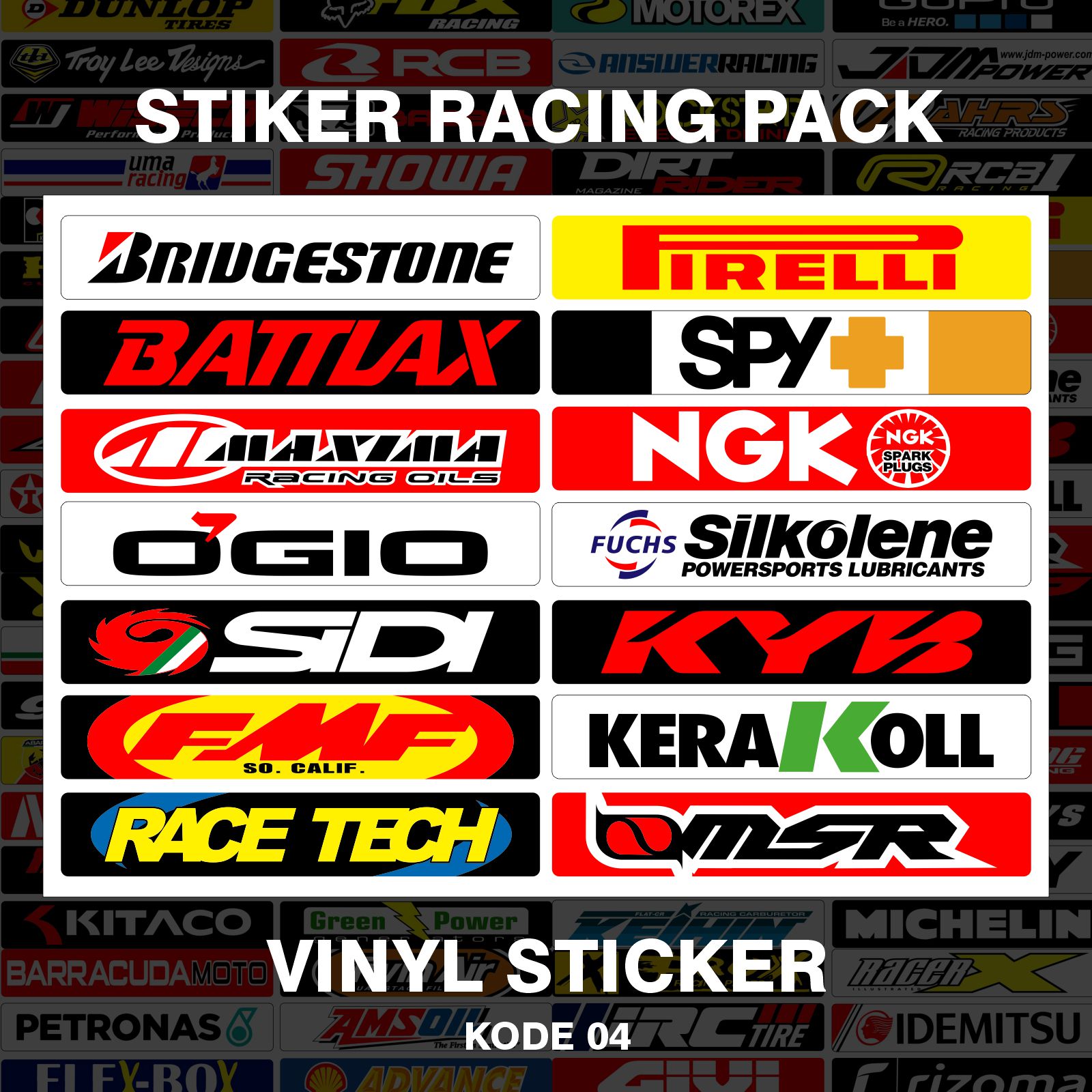 Stiker Motor Matic Stiker Motor bebek Stiker Motor Stiker Helm Stiker ...