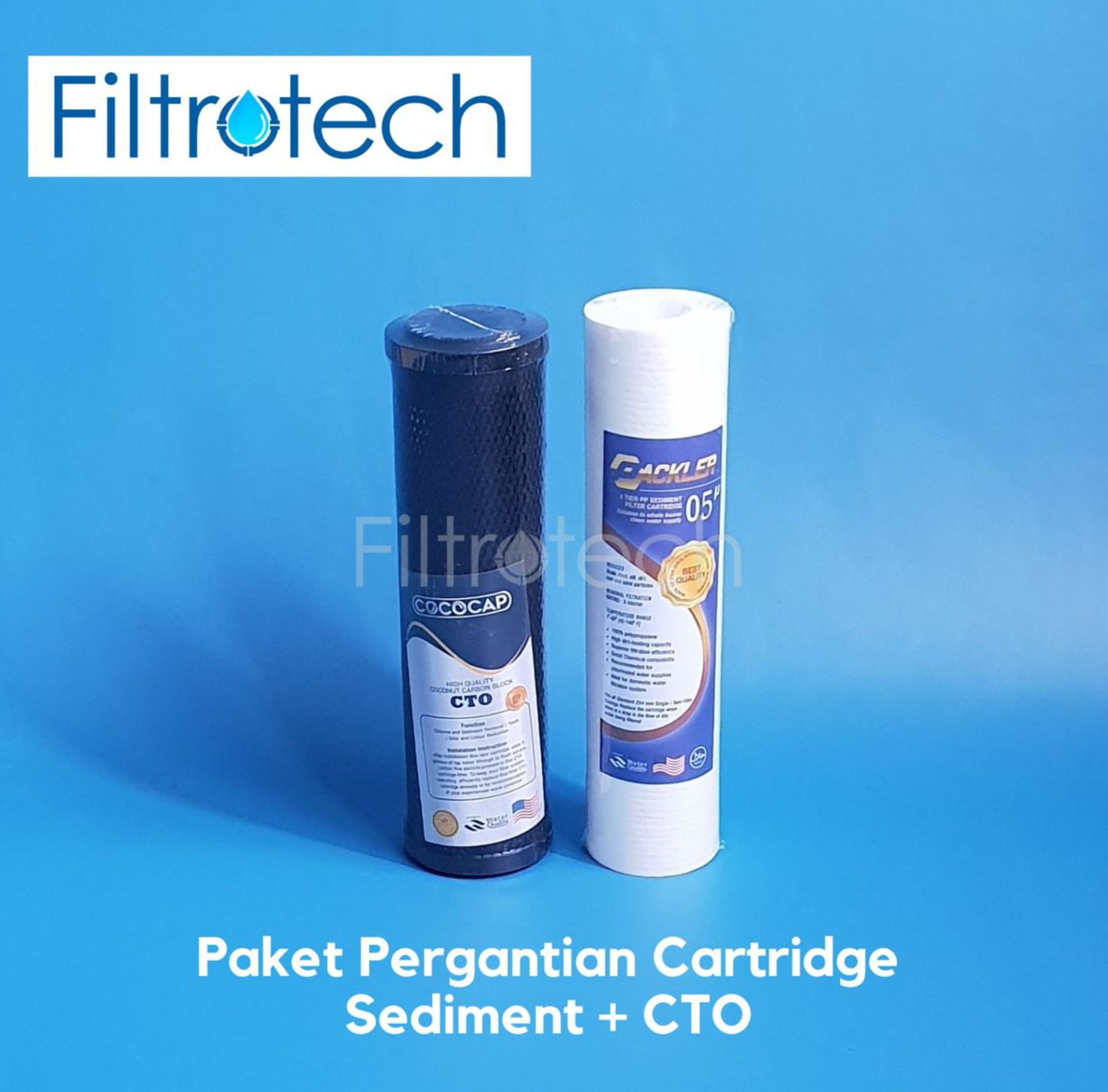 Paket Cartridge Filter Air Ledeng Sedimen + CTO Lazada Indonesia