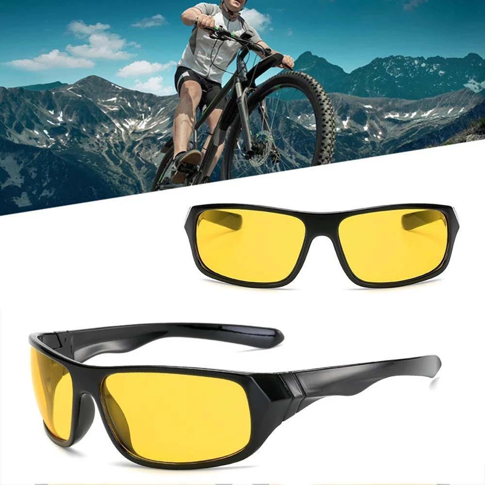 MOQIA แฟชั่นแว่นตาขี่จักรยานขี่ป้องกันแว่นตาขี่จักรยานแว่นตากันแดดสำหรับเล่นกีฬาแว่นตาจักรยานแว่นตากันแดดแว่นกันแดดกันลม Night แว่นตาขี่จักรยาน Night แว่นตากันแดด