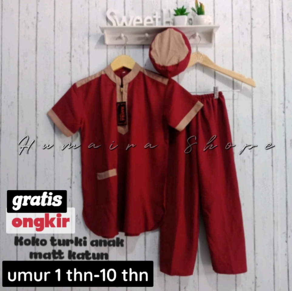 COD PILIH WARNA KOKO TURKI ANAK 110 TAHUN MODEL TERBARU 2023 / PAKAIAN
