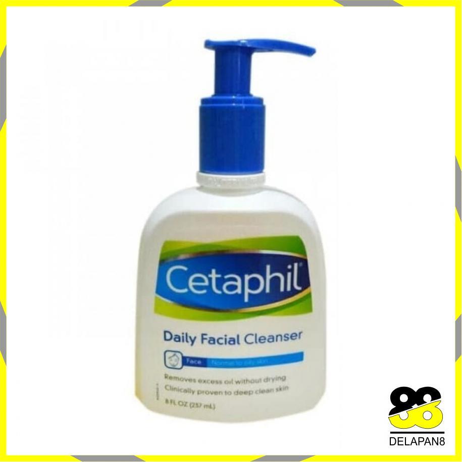 Paling Laris Cetaphil Daily Facial Cleanser (237ml) Original 100% / Produk Kecantikan Perawatan Wajah Cleanser / Perawatan Kulit / Pembersih Wajah Perawatan Wajah - 8D88013