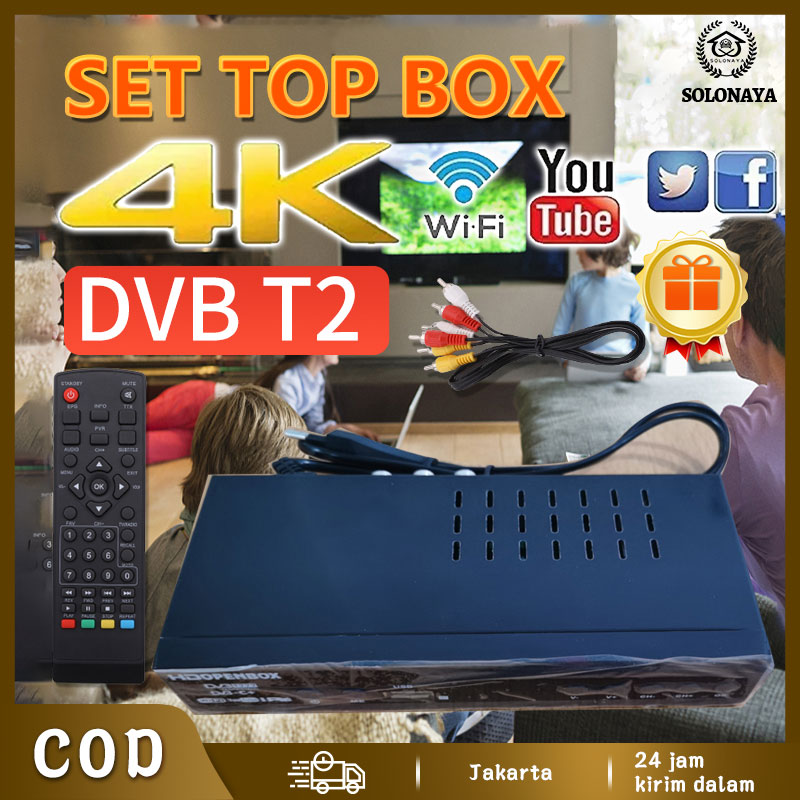 Set Top Box Dvb T2 Full Hd Receiver Tv Digital Wifi Full Hd (Bisa dapet