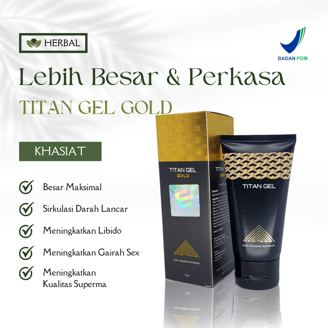 TITAN GEL ORIGINAL RUSIA ASLI | TITAN GEL GOLD BPOM | Lazada Indonesia