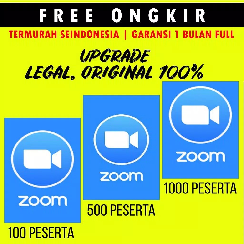 Jual Zoom Meeting 100 Terbaru Lazada Co Id