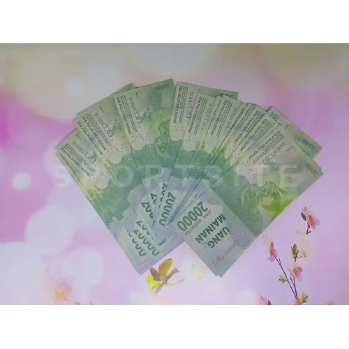 Uang Kertas 20 Ribu Cetakan Baru Mainan Anak Role Play Mirip Asl Lazada Indonesia