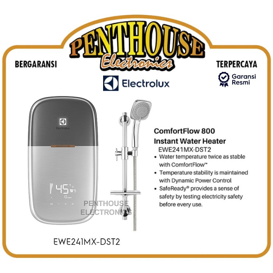 Electrolux Water Heater Instant EWE241MX-DST2 / EWE 241MX / EWE 241 MX |  Lazada Indonesia