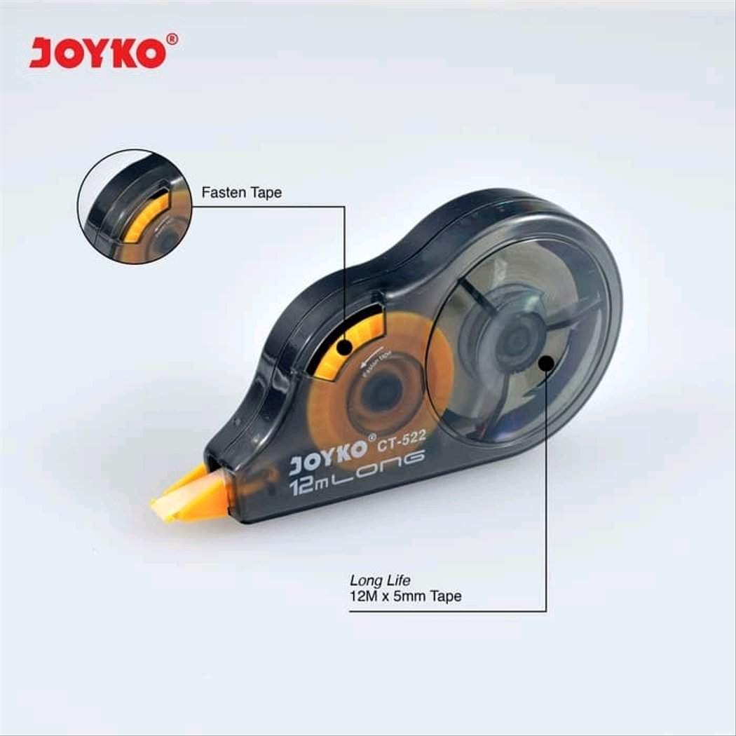 Joyko Correction Tape Pita Koreksi Roll Tipex Tip-Ex Tip X 12m CT