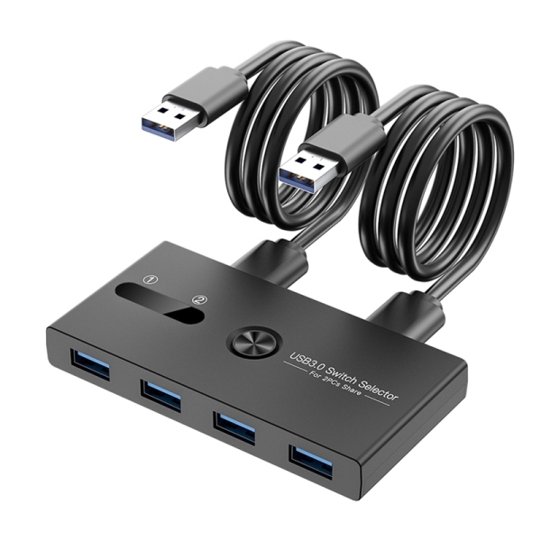 Bảng giá USB 3.0 Switch 2 in 4 Out KVM Docking Station Printer Sharing Device Monitor Adapter KVM Converter Phong Vũ