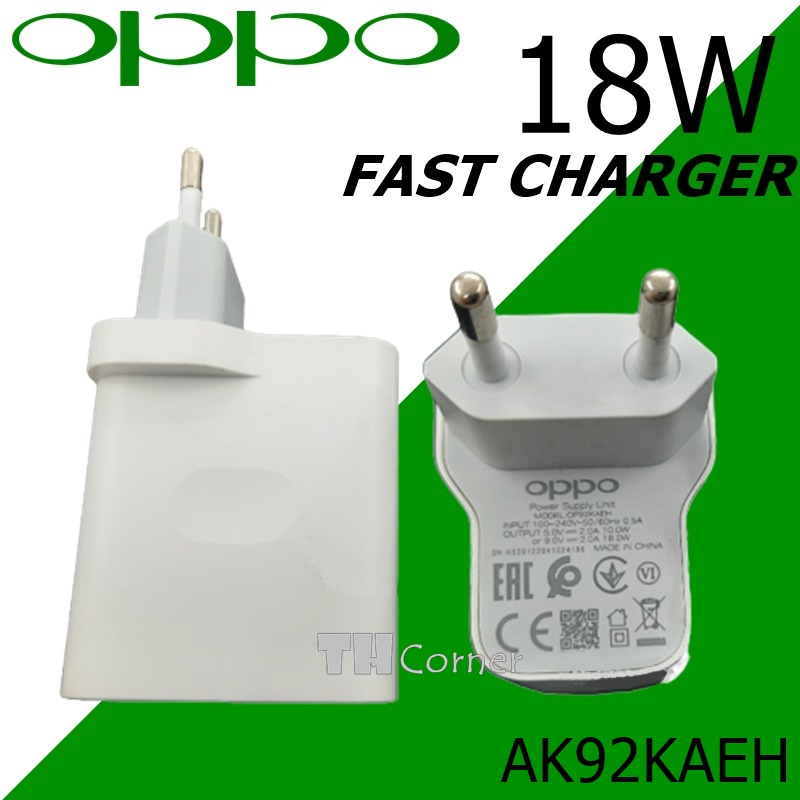 Oppo A53 Charger 18 Watt Adaptor Oppo A9 2021 Charger Original 18w